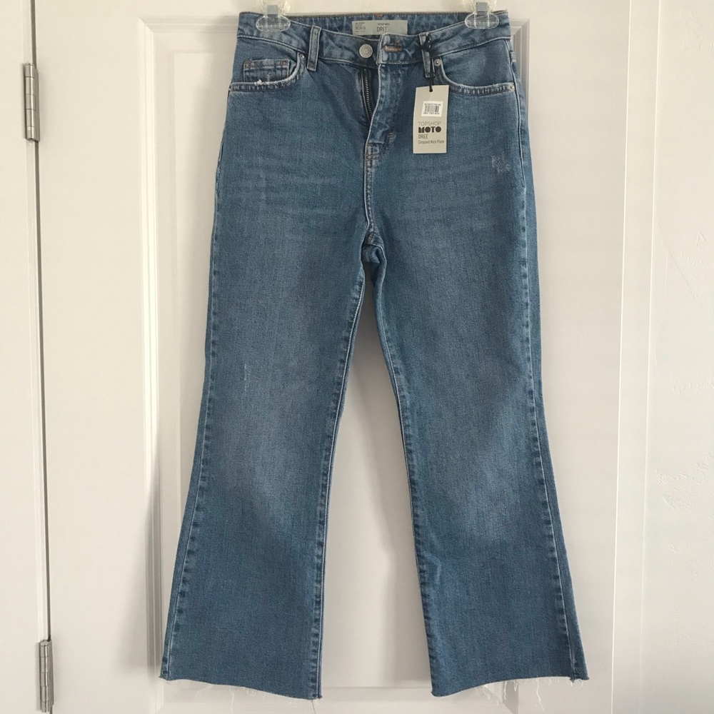 Wide Leg cropped Top Shop Jeans.